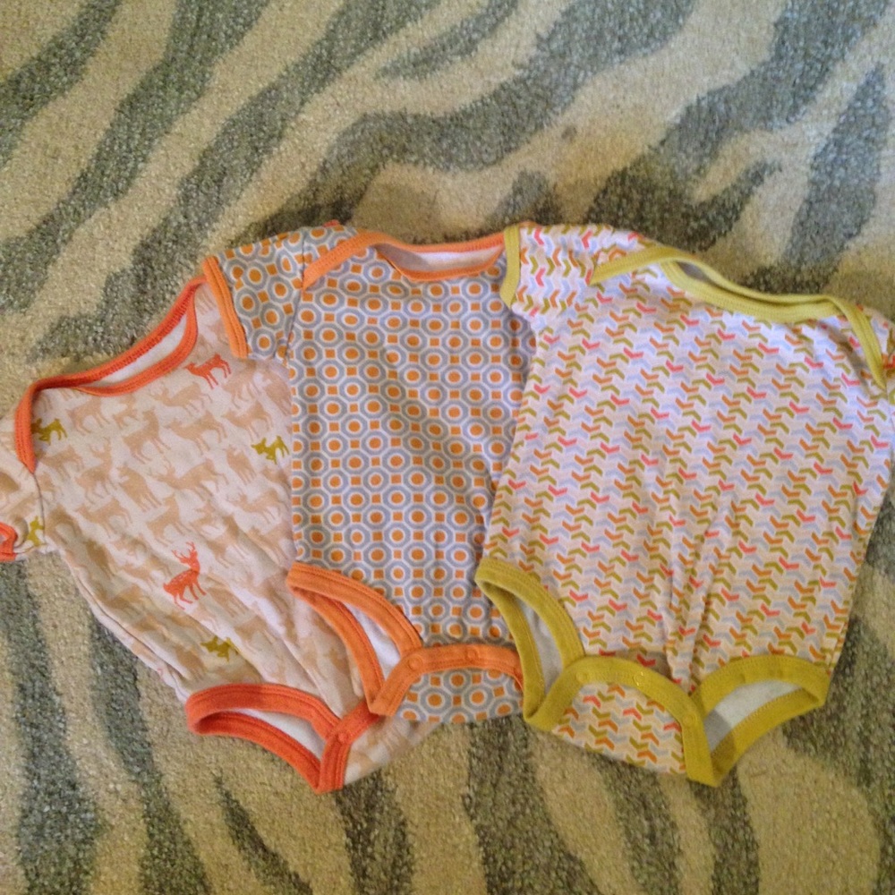Geometric Print Onesie Bundle